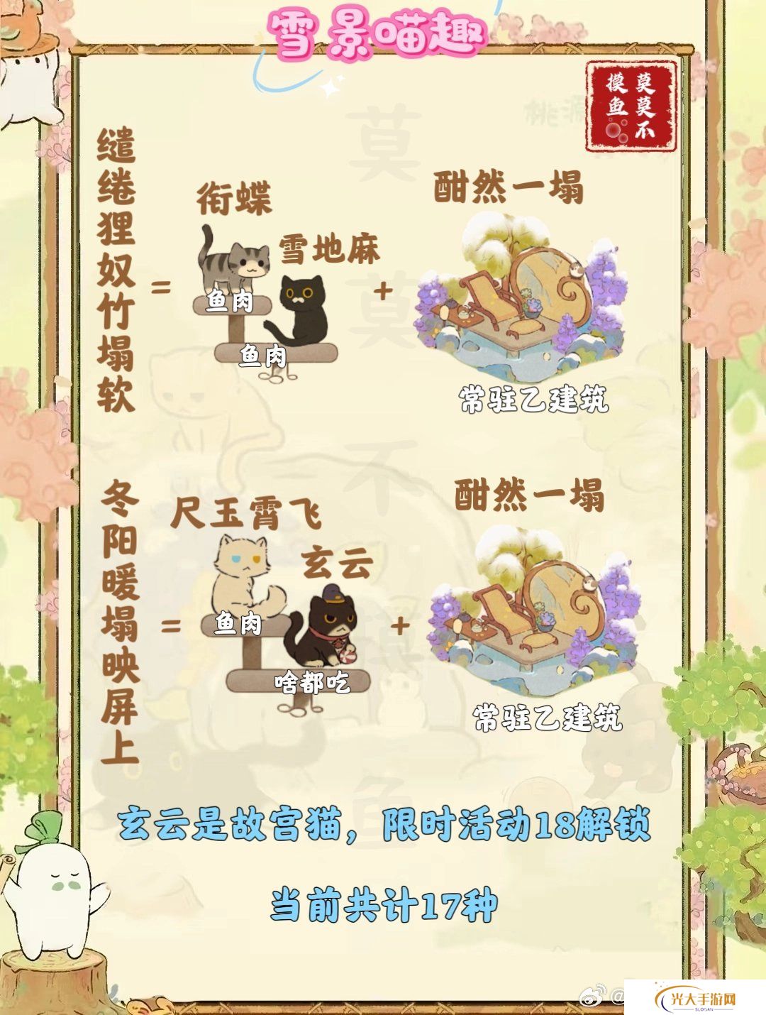 桃源深处有人家雪景喵趣怎么玩 雪景喵趣玩法攻略[多图]图片6