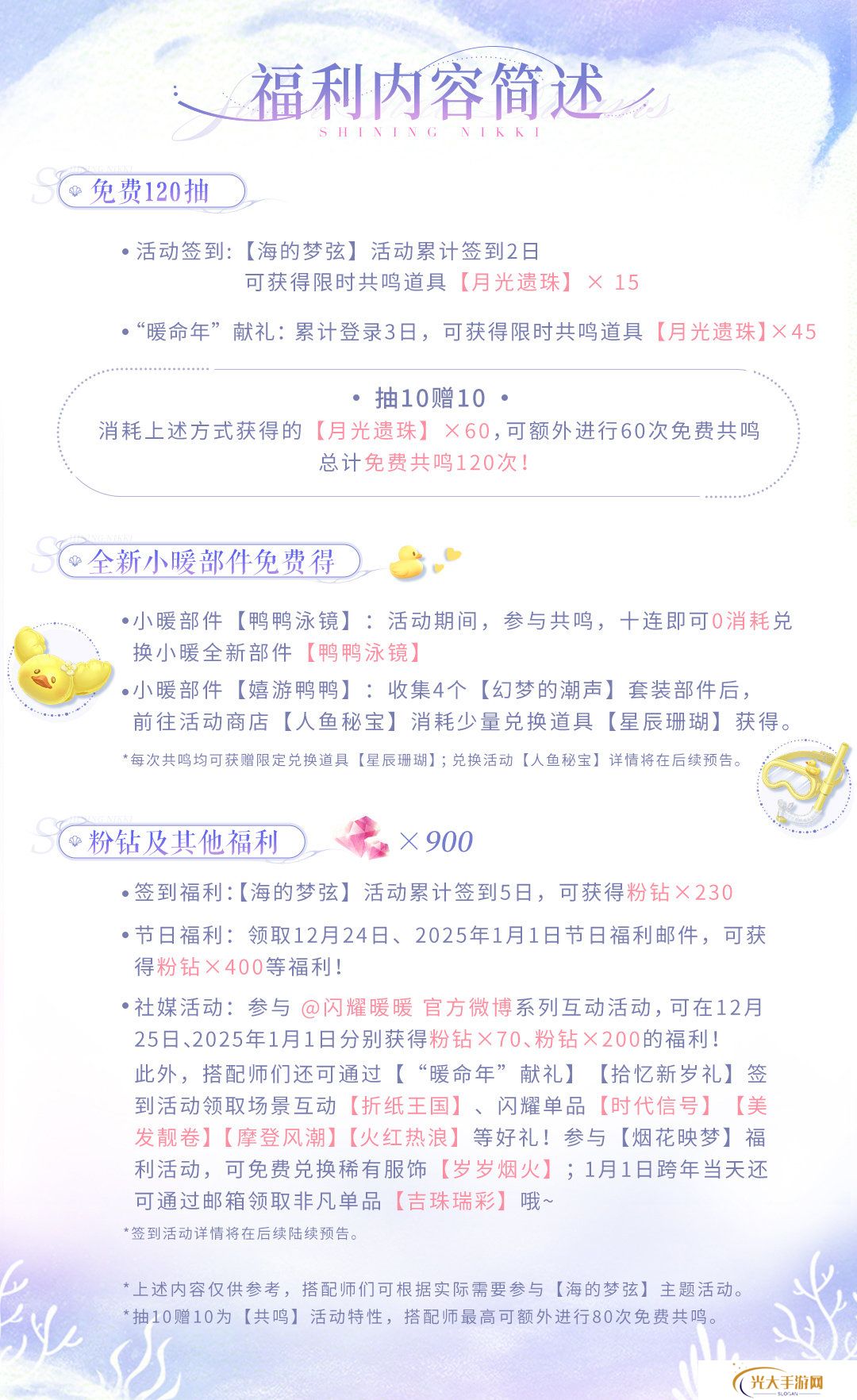 闪耀暖暖海的梦弦活动怎么玩 海的梦弦活动福利介绍[多图]图片4